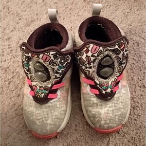 Nike LeBron XIX Toddler Fast Food The King Sneakers Size 9c DD0417-001 PRE-OWNED
